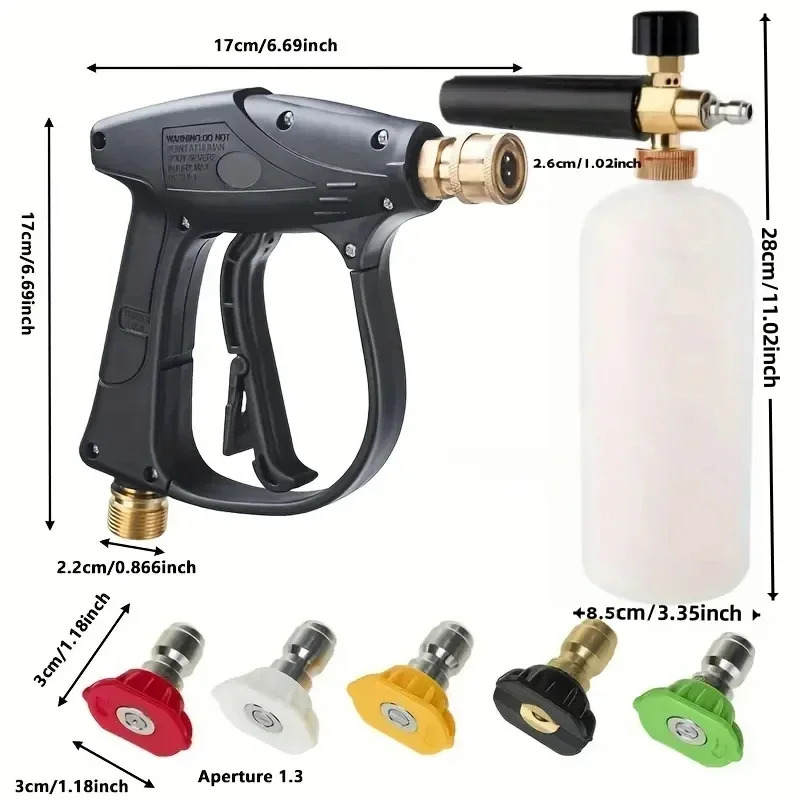 Pressure Washer Foam Gun - Водяной пистолет высокого давления для очистки