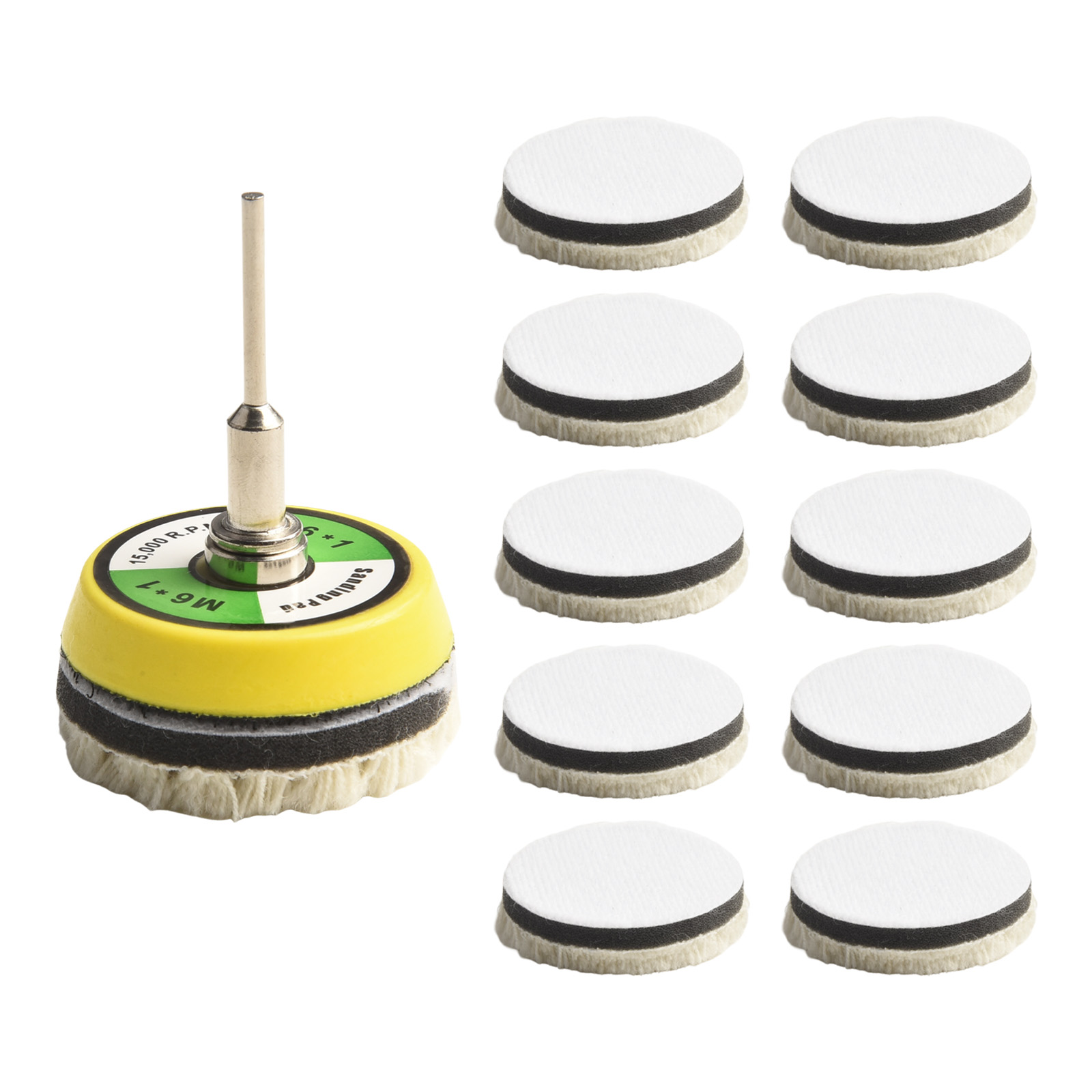 Набор из 11 шерстяных полирова – обзор и цена Polish Pad Set Buffer
