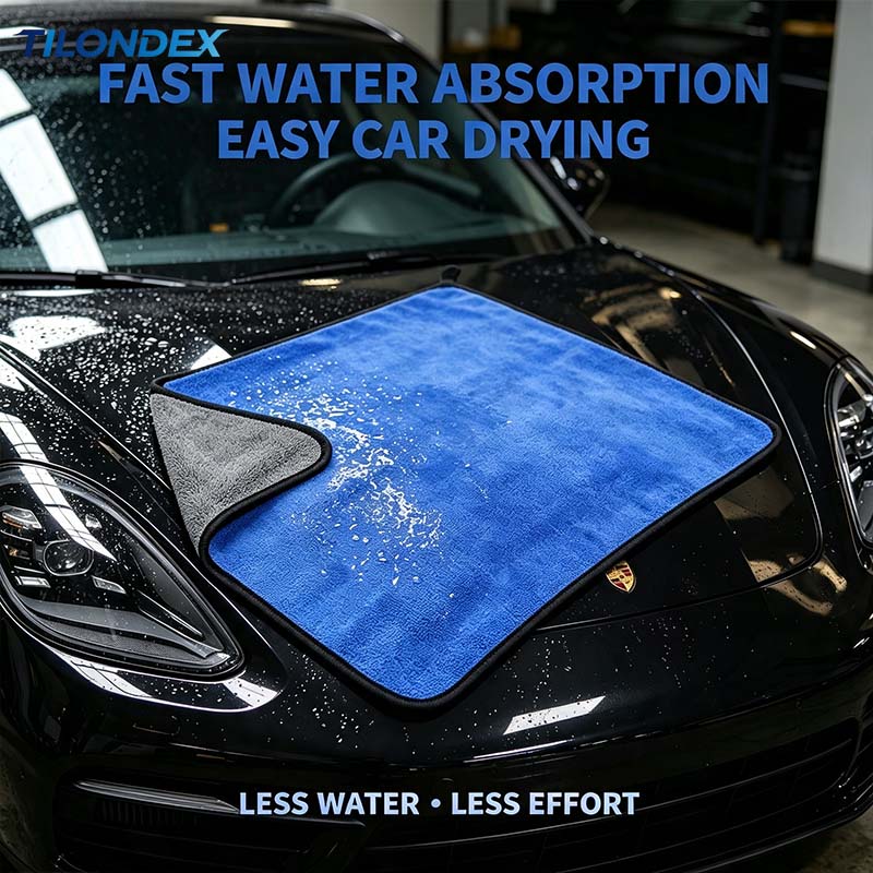 Синее микрофибровое полотенце  – обзор и цена Microfiber Towel Detailing